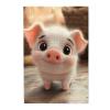 RMYRHQ Smiling Piglet Wood Jigsaw Puzzles Adult 1000 Pieces Vibrant Pig with Pinks Nose and Fluffy Fur Design Game Nights Gift for Small Groups Adults Family Bonding Activity Easter Birthday Gift view 3