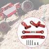 Colaxi Steering Upgrade Kit Easy to Install Modified Heavy Duty DIY Rod with Screw for Scy1/16 16103 16201 16106 Supplies, red view 2
