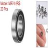 20pcs MR74-2RS Bearings Chrome Steel Bearing Double Sealed ABEC3 view 2