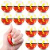 12 PCS Cartoon Red White Stress Balls for Kids Party Favors, 1.97 Inch Anxiety Relief Fidget Sensory Toys, Cartoon Theme Squeeze Balls Bulk for Birthday, Goodie Bags Carnival Gifts & Classroom Prizes view 1