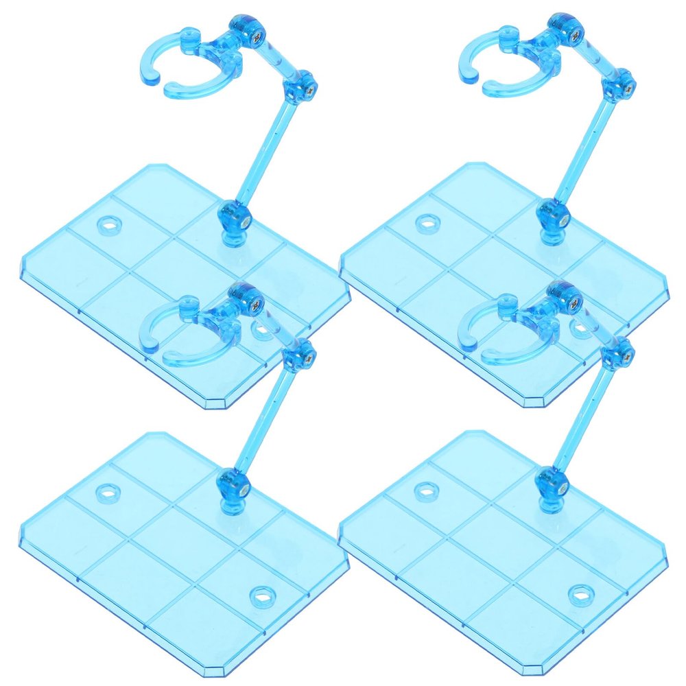 Abaodam 4pcs Adjustable Desktop Figure Holders Lightweight Action Figurine Display Stands with Stable Load-bearing for Dolls and Collectibles Portable and Wear-resistant Model Support