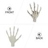 Abaodam Terrifying Skeleton Witch Hands Halloween Prank Tool Scary Party Decoration of Artificial Bone Claws for Haunted House and Spooky Indoor Outdoor Use view 2