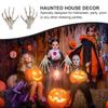 Abaodam Terrifying Skeleton Witch Hands Halloween Prank Tool Scary Party Decoration of Artificial Bone Claws for Haunted House and Spooky Indoor Outdoor Use view 4