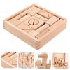 BESPORTBLE Natural Solid Wood DIY Wooden Blocks Early Education Cognitive for Shape Recognition Educational view 3