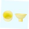 SWETRACE Portable Formula Dispenser Detachable Milk Powder Container with Stackable Compartments Food-grade PP Material Non-spill Snack Storage Box for Travel and Outdoor Feeding Yellow view 4