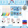 24 Set Valentines Gift Hockey Party Favors Includes Multicolor Hockey Stick Pencils Mini Notebooks Sports Notepads Hockey Bracelet Exchange Classroom Rewards Prizes Party Supplies Goodie Bags view 2