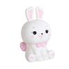 Abaodam Lovely Bunny Shaped Coin Jar Piggy Bank for Adorable Rabbit Money Saving Box with Flat Stable Base Home Decor and Birthday to Encourage Saving for Boys view 1