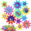 Relaxweex 36 Pcs Magnetic Gears Interchangeable Learn Magnetic Spinning Gears for Magnetism Refrigerator or Whiteboard (Space) view 1