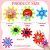 Relaxweex 36 Pcs Magnetic Gears Interchangeable Learn Magnetic Spinning Gears for Magnetism Refrigerator or Whiteboard (Space) view 2
