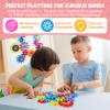 Relaxweex 36 Pcs Magnetic Gears Interchangeable Learn Magnetic Spinning Gears for Magnetism Refrigerator or Whiteboard (Space) view 4