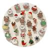 Christmas Holiday Brooch Pin Set, Cute Badge, Holiday Lapel Pin, Festive Jewelry Accessory, Xmas Gift for Friends, Family, Office Party Outfit (Cute 26 pieces) view 1