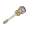 Aqur2020 Portable Cartoon Ukulele Guitar Toy with 4 Carbon Nylon Strings, Yellowish, Plastic, 16.14 Inches, for Developing Musical Skills view 1