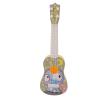 Aqur2020 Portable Cartoon Ukulele Guitar Toy with 4 Carbon Nylon Strings, Yellowish, Plastic, 16.14 Inches, for Developing Musical Skills view 3