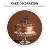 Garneck 10Pcs Graduation Cake Insert Decorations Black Cupcake Toppers for Graduation Season Party Dessert Table Centerpieces Stylish Class of Cake Picks view 4
