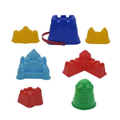 Beaupretty Beach Set Portable Sand Castle Mold for Lightweight Plastic Sand Dredging Tools with Multiple Castle Designs for Boys and Outdoor Sandbox Play