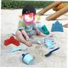 Beaupretty Beach Set Portable Sand Castle Mold for Lightweight Plastic Sand Dredging Tools with Multiple Castle Designs for Boys and Outdoor Sandbox Play view 4