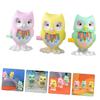 ERINGOGO 6pcs Wind-up Owl for Cartoon Animal Clockwork Playthings Safe Smooth Edges Fun Gifts for Boys and Christmas Novelty Random Color view 4