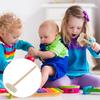 LIOOBO 36pcs Wooden Mallets Smooth Mini Hammers for Boys Hand-Eye Coordination Development and Muscle Training Play Tool view 2