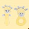 BESPORTBLE 2pcs Plush Hand Rattles Soft Cartoon Deer Design with Built Bells for Newborn Sensory Development and Hand-Eye Coordination Stimulating view 3