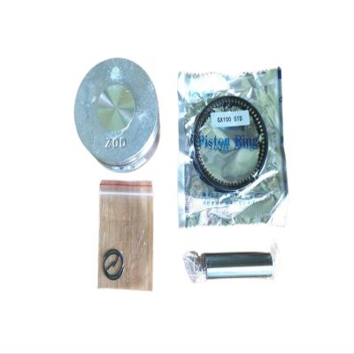 FEARZIE GX100 Piston kit 56mm for GX100 Engine Motor Rammer Tamper Piston with Ring pin Clip Replacement