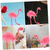 Vaguelly Plush Flamingo Marionette Puppet Lightweight and Plume Material Funny Interactive Animal for Home Decor Party Performance and Family Games view 4