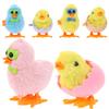 ERINGOGO 6pcs Wind-up Chicken for Clockwork Walking Easter Party Favors Small Easy to Grasp Cartoon Design for Boys and view 1