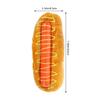 Abaodam Realistic Fake Hamburger and Hot Dog Play Food for PU Material Food Model for Pretend Play Photography Props and Kitchen Decoration Lightweight and Portable view 2