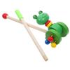 HOOTNEE Rolling Cart Push Walker for Walking Aid with Cartoon Amphibian Motif Helps Leg Muscle Development and Independent Walking Training view 1