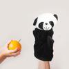 Abaodam 3Pcs Animal Hand Puppets Lightweight Soft Plush Educational for Storytelling Interactive Play Zebra Hippo Panda view 3
