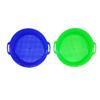 4pcs Plastic Beach Sand Sieve for Lightweight Sand Sifters with Handles Red Yellow Blue Green for Outdoor Sandbox and Beach Treasure Hunting view 1