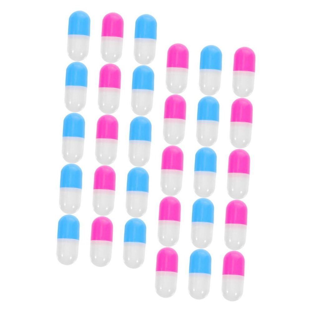 MOLUCKFU 30pcs Capsules for Play Doctor with Realistic Large Capsules Educational Pretend Medical Role Play for Fine Motor Skill Development
