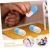MOLUCKFU 30pcs Capsules for Play Doctor with Realistic Large Capsules Educational Pretend Medical Role Play for Fine Motor Skill Development view 3