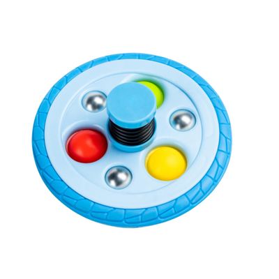 GLSTOY Plastic Gyro for Blue Rotating Educational Plaything Enhancing Hand-Eye Coordination Cognitive Development Birthday Party
