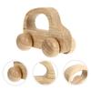 OFFIGAM Wooden Car SUV Style Push and Pull Vehicle Teething Development Sensory Skills with Smooth Rounded Edges Safe for Boys view 3