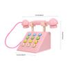 LABRIMP Telephone Plaything for Role Playing and Cognitive Skill Development Realistic Fake Phone for Interactive Family Fun Pink S Playing House Accessory view 2