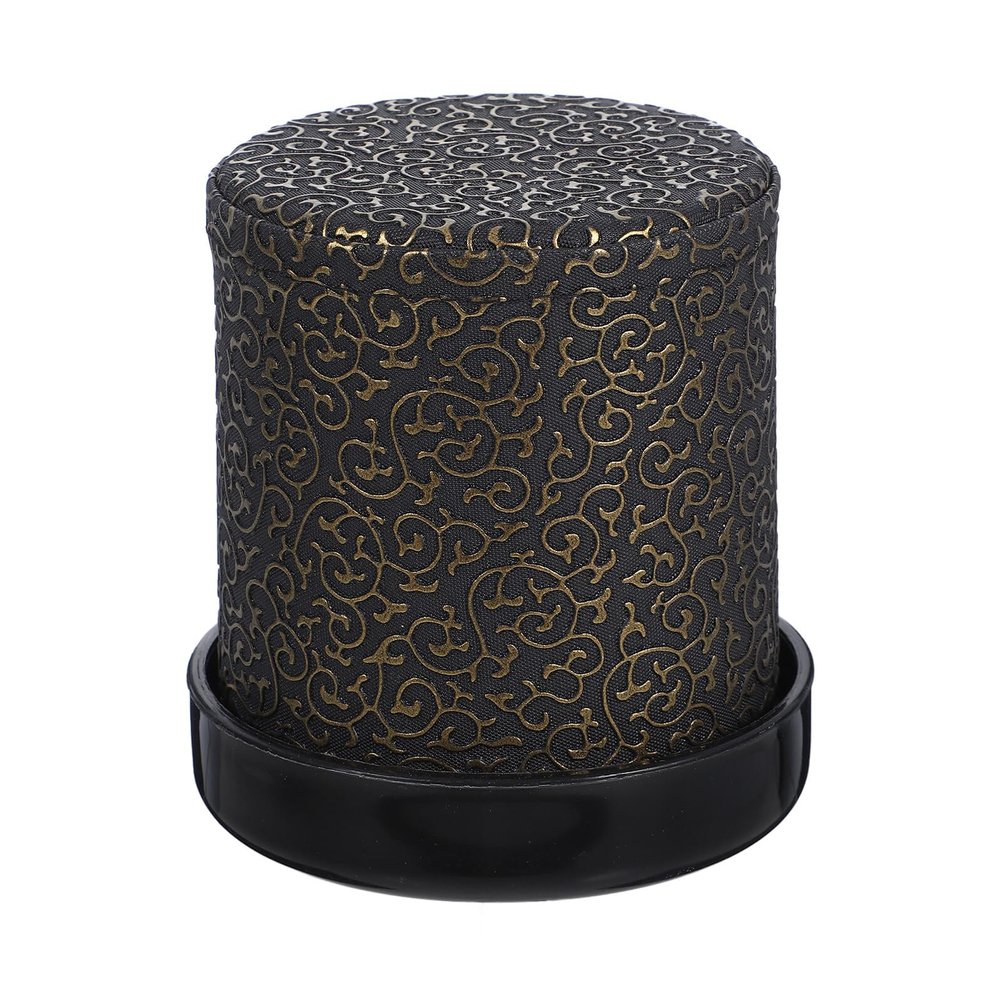 Mikinona PU Dice Cup with Lid Quiet Shaker for Board Games and Parties Portable Felt-Lined Dice Holder Game Accessory for Home Bars and Ktv Entertainment