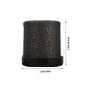 Mikinona PU Dice Cup with Lid Quiet Shaker for Board Games and Parties Portable Felt-Lined Dice Holder Game Accessory for Home Bars and Ktv Entertainment view 2