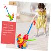 HEALSOPTHY Pulling Rooster Design Push and Pull Learning Walker Sturdy Plastic Early Educational Walking Aid for Boy Girl Random Color view 3