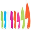 8pcs Kid Safe Cooking Cutter Plastic Children Utensils Kit Safe with Ergonomic Handle for Home Bread Cake Salad Lettuce Cutter view 1