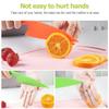 8pcs Kid Safe Cooking Cutter Plastic Children Utensils Kit Safe with Ergonomic Handle for Home Bread Cake Salad Lettuce Cutter view 2