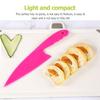 8pcs Kid Safe Cooking Cutter Plastic Children Utensils Kit Safe with Ergonomic Handle for Home Bread Cake Salad Lettuce Cutter view 4