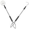 PERSELOSO Beach Sand Sifter with Telescopic Aluminum Rods and Detachable Scoop Shell Collecting Tool for Rock Hunting Beach Combing and Seasonal Sand Treasure Hunting view 1