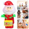 NESTINGHO 3pcs Wind-up Drumming Santa for Funny Clockwork Santa Claus Playthings Creative Christmas Holiday Material Random Style and Color Random Color view 4