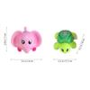 HANABASS 5pcs Wind Up Cartoon Animal Design Manual Spring Mechanism Party Favors for Boys Random Styles Colors Safe Plastic Playset Random Color view 2
