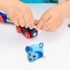 HANABASS 5pcs Wind Up Cartoon Animal Design Manual Spring Mechanism Party Favors for Boys Random Styles Colors Safe Plastic Playset Random Color view 4
