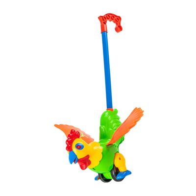 LABRIMP Cartoon Rooster Walker for Push and Pull Walker Cart Early Learning Walking Aid with Swinging Hands Develops Balance and Motor Skills Color Random Random Color