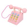 HAKIDZEL Fake Telephone Pink Mushroom Model Plaything for Interaction Birthday Educational Color Sensitivity Enhancer view 1