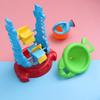 Beaupretty 6pcs Sandbox Set Plastic Beach Sand Tools with Waterwheel Hourglass Molds Educational Outdoor Play for Boys and Creative Fun view 2
