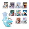 Moonlite Storytime 3 Story Sets + Projector with 3 Little Pigs Bundle - A Magical Read Together - Digital Story w/ Sound FX - Toddler Early Learning Gifts for Kids Ages 1 Year & Up view 1
