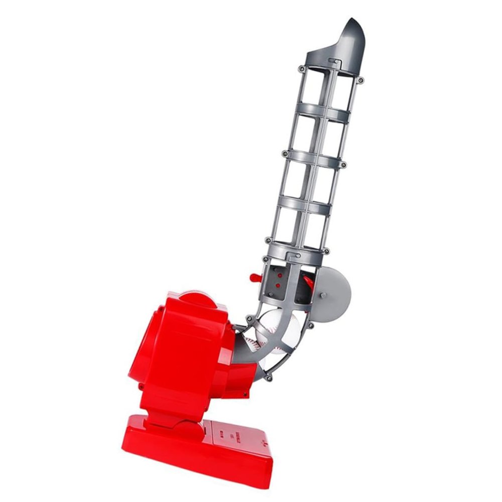 Alasum Automatic Baseball Pitching Machine for Plastic Ball Launcher Safe Balls Outdoor Batting Practice Equipment